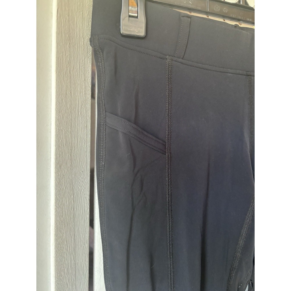 Kerrits Women's M Black Leg & Seat Grip Pull On Riding Equestrian Leggings - Picture 4 of 9
